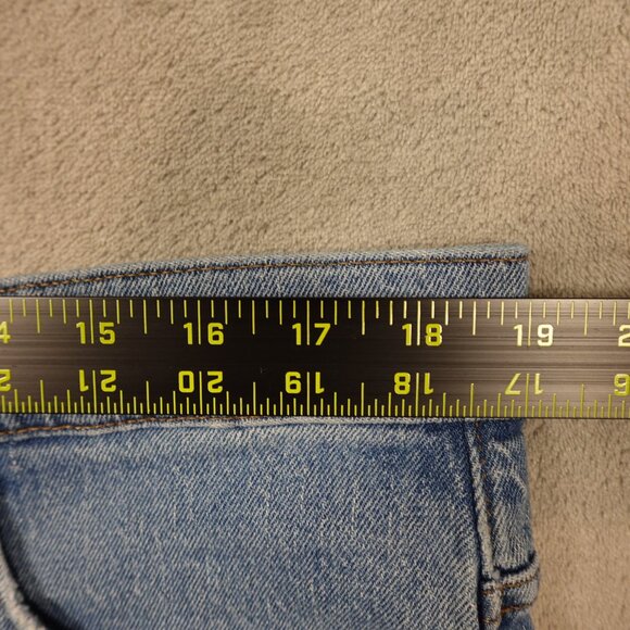 Madewell Jeans Perfect Vintage Straight Jean Women's 33 Blue Denim High Rise - Picture 6 of 12